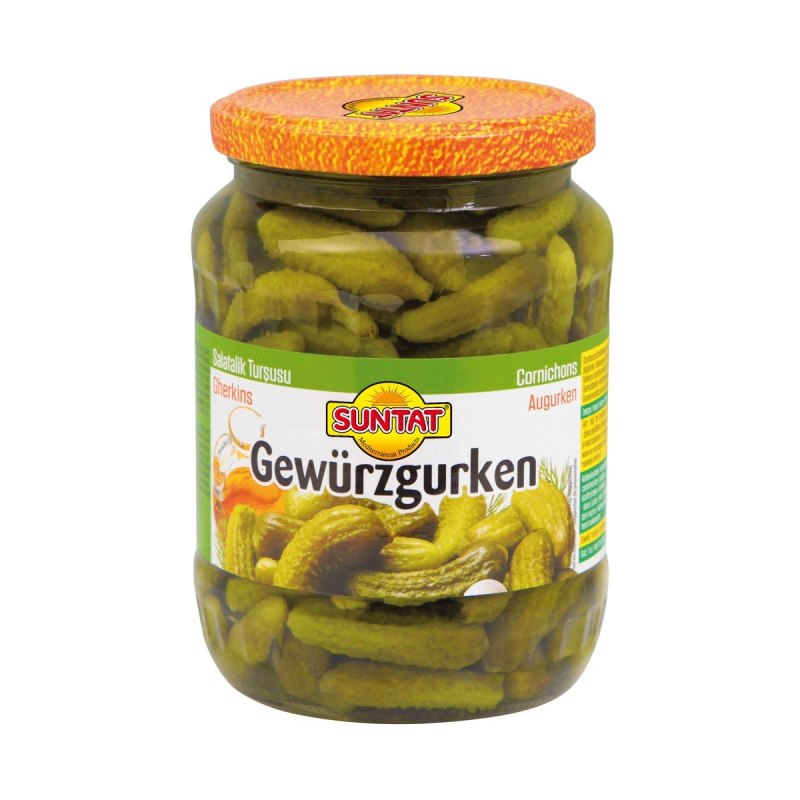 SUNTAT CORNICHONS EN SAUMURE MINI N°0 12X720ML