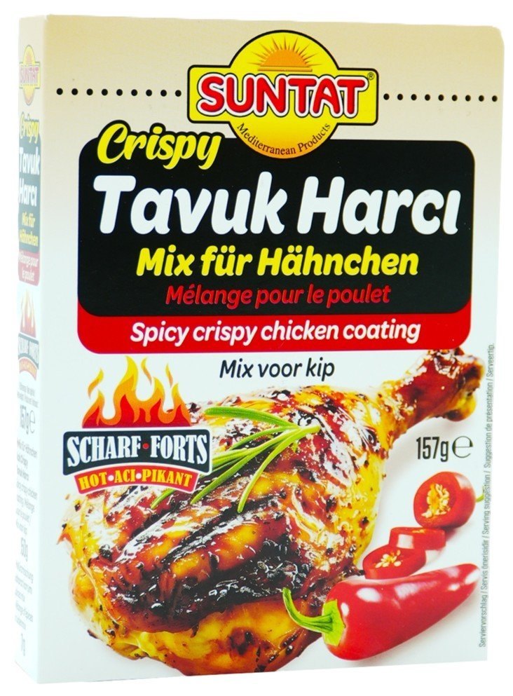 SUNTAT CRISPY MELANGE POUR POULET PIQUANT 12X157GR