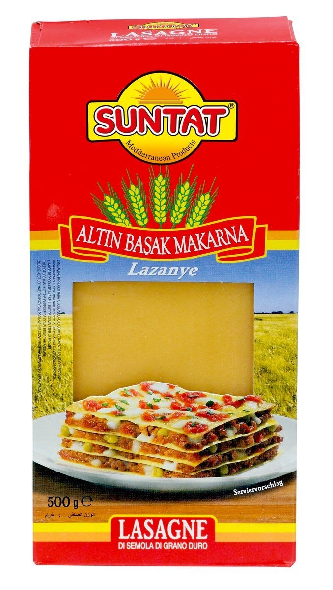 SUNTAT FEUILLES DE LASAGNE 16X500GR