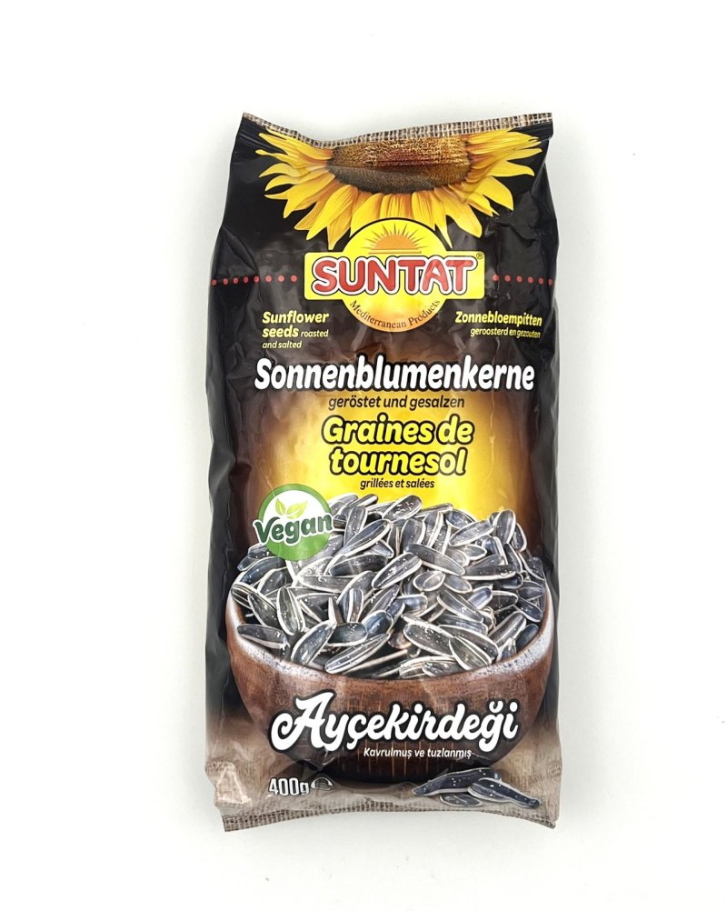 SUNTAT GRAINES DE TOURNESOL GRILLEES ET SALEES 10X400GR