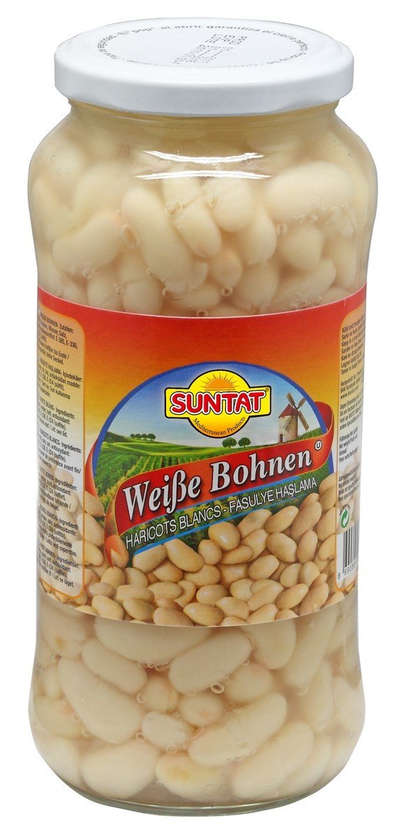 SUNTAT HARICOTS BLANCS BOCAL 12X580GR