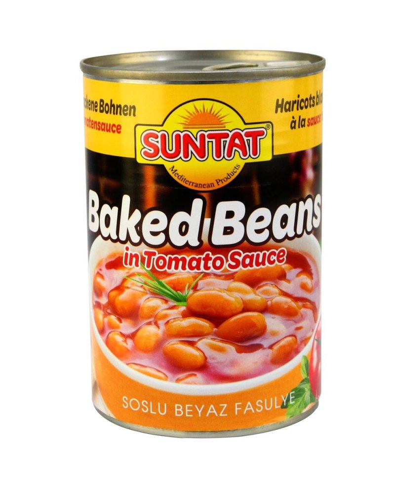 SUNTAT HARICOTS BLANCS SAUCE TOMATE 12X425ML