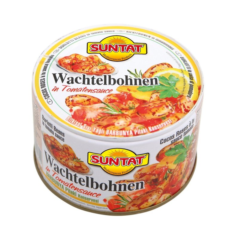 SUNTAT HARICOTS COCO ROSE A LA SAUCE TOMATE 12X400GR