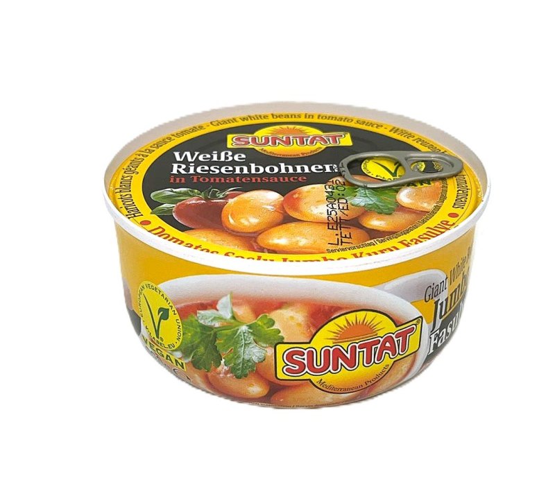 SUNTAT HARICOTS GEANTS A LA SAUCE TOMATE 12X280GR