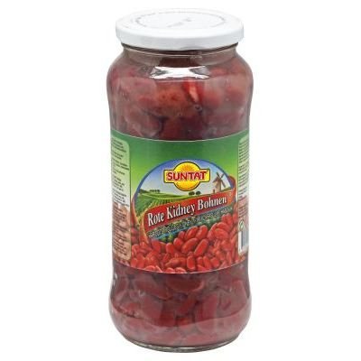 SUNTAT HARICOTS ROUGES KIDNEY BOCAL 12X580GR