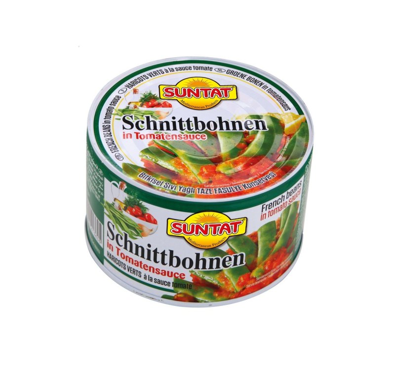 SUNTAT HARICOTS VERTS A LA SAUCE TOMATE 12X425GR
