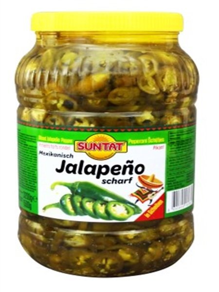 SUNTAT JALAPENO POIVRONS RONDELLES EN SAUMURE 4X5/1 PET
