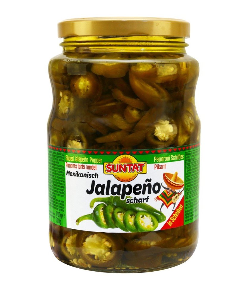 SUNTAT JALAPENO POIVRONS RONDELLES EN SAUMURE 6X1700ML