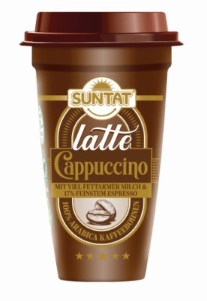 SUNTAT LATTE CAPPUCCINO CAFE FROID GOBELET 10X250ML