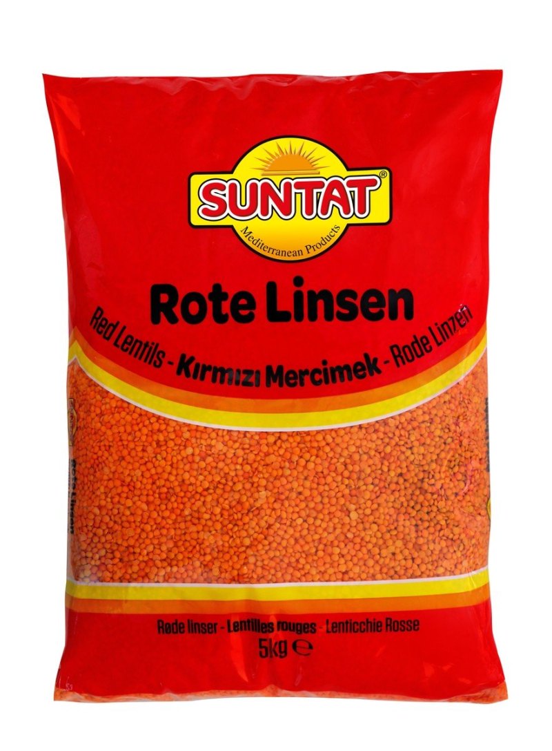 SUNTAT LENTILLES ROUGES 4X5KG