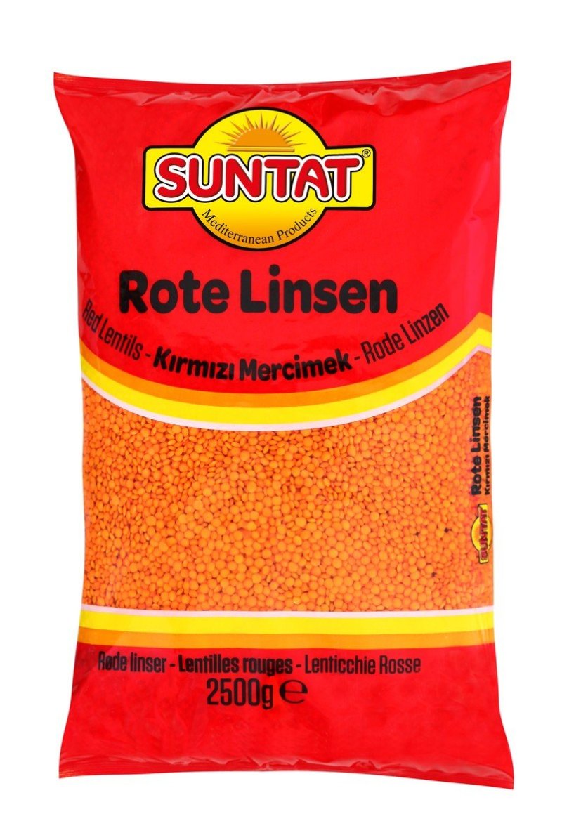 SUNTAT LENTILLES ROUGES 8X2,5KG