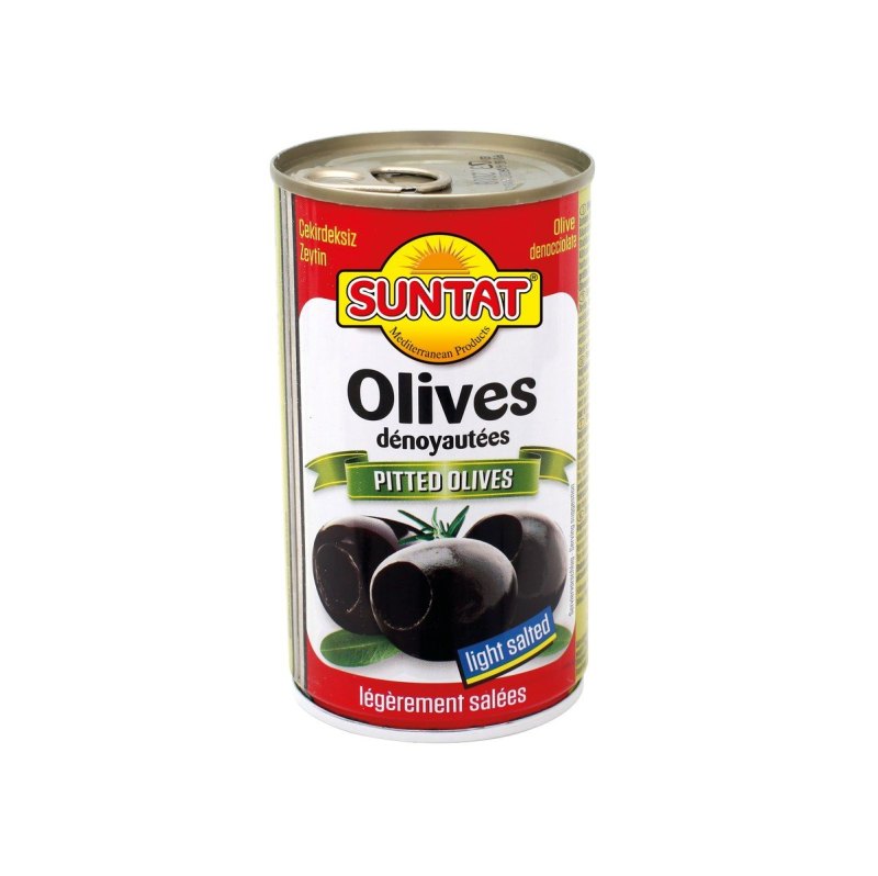 SUNTAT MAROC OLIVES NOIRES DENOYAUTEES 24X1/2