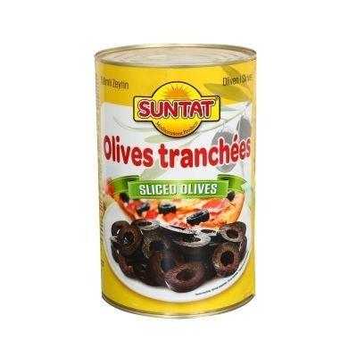 SUNTAT MAROC OLIVES NOIRES EN TRANCHES 26/29 4X5L