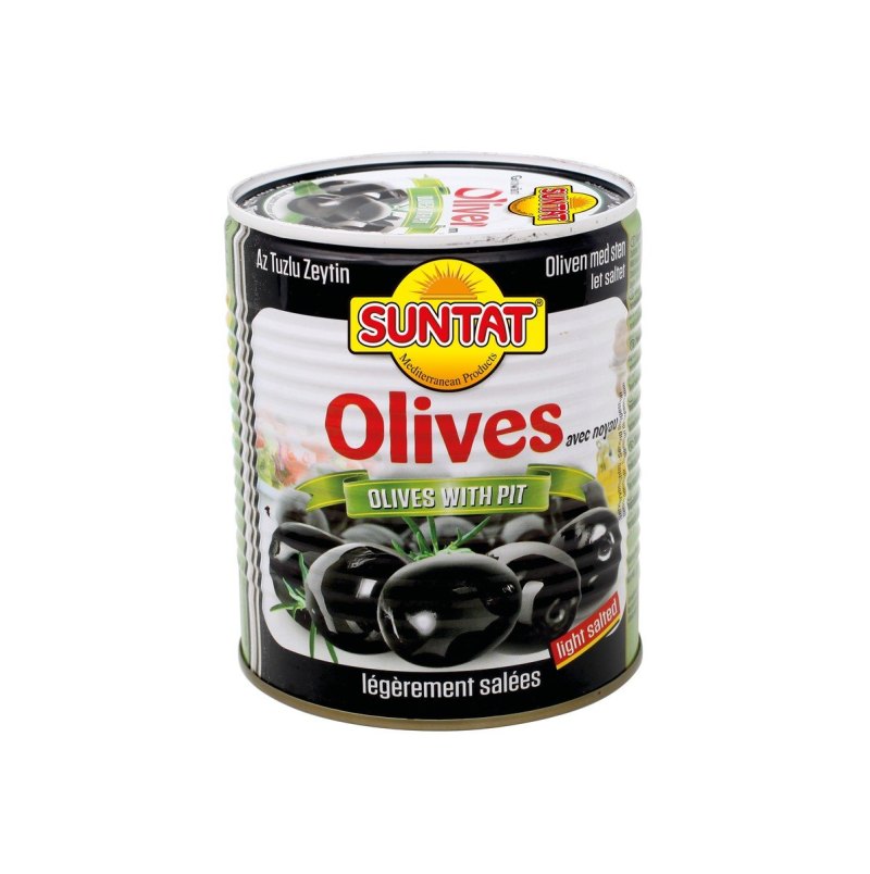 SUNTAT MAROC OLIVES NOIRES ENTIERES 12X1/1