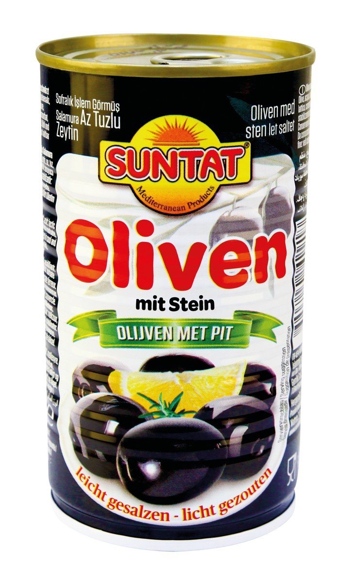 SUNTAT MAROC OLIVES NOIRES ENTIERES 24X1/2