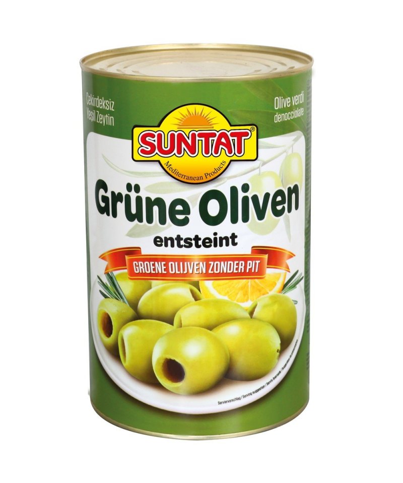 SUNTAT MAROC OLIVES VERTES DENOYAUTEES 18/20 3X5KG