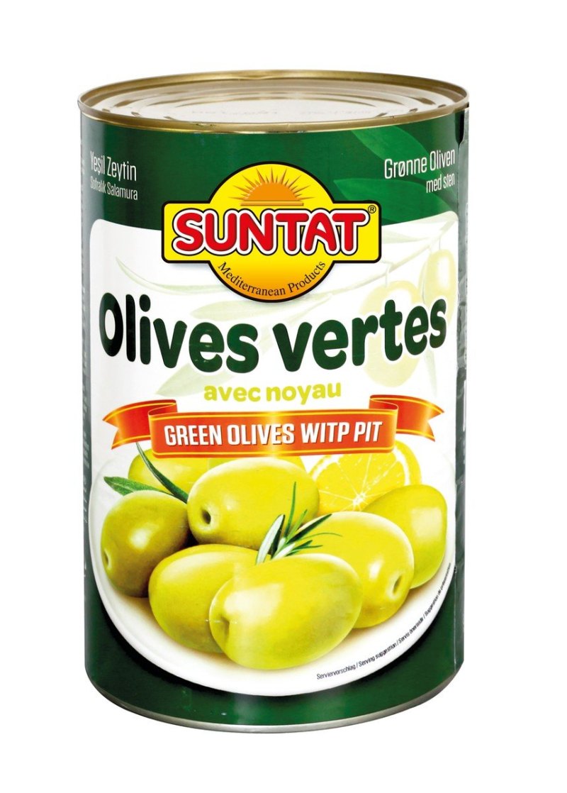 SUNTAT MAROC OLIVES VERTES ENTIERES 18/20 3X5KG