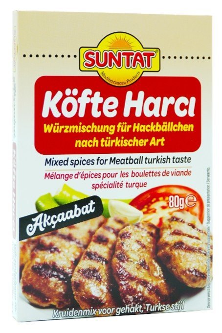 SUNTAT MELANGE EPICES POUR KEFTA AKCAABAT 26X80GR
