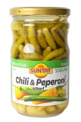 SUNTAT MELANGE PIRI PIRI / PIMENTS ROND BOCAL 12X660CC