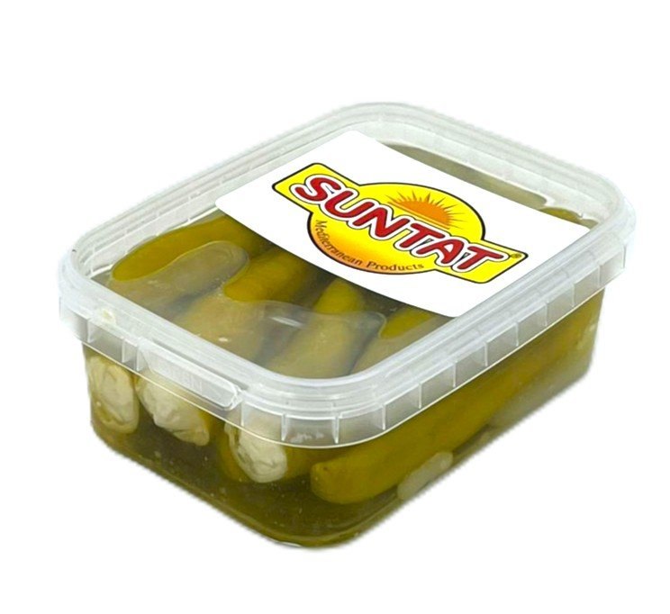 SUNTAT MEZZE POIVRONS VERT FOURRES AU FROMAGE FRAIS 8X230GR
