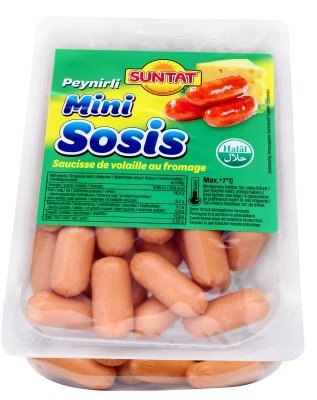 SUNTAT MINI SAUCISSES COCKTAIL AU FROMAGE 15X300GR