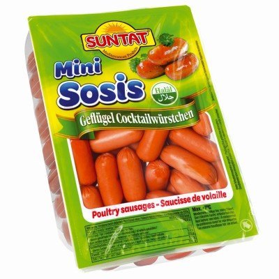 SUNTAT MINI SAUCISSES DINDE COCKTAIL SOUS VIDE 12X400GR