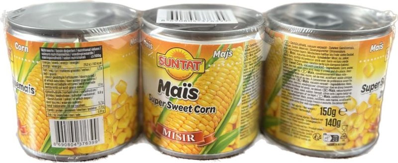 SUNTAT MISIR HASLAMA SWEET 8X(3X150G)