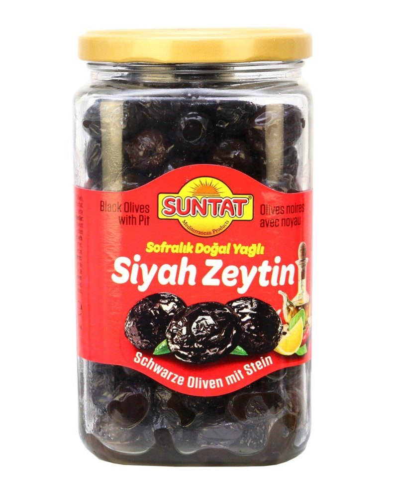 SUNTAT OLIVES NOIRES BOCAL 12X850ML