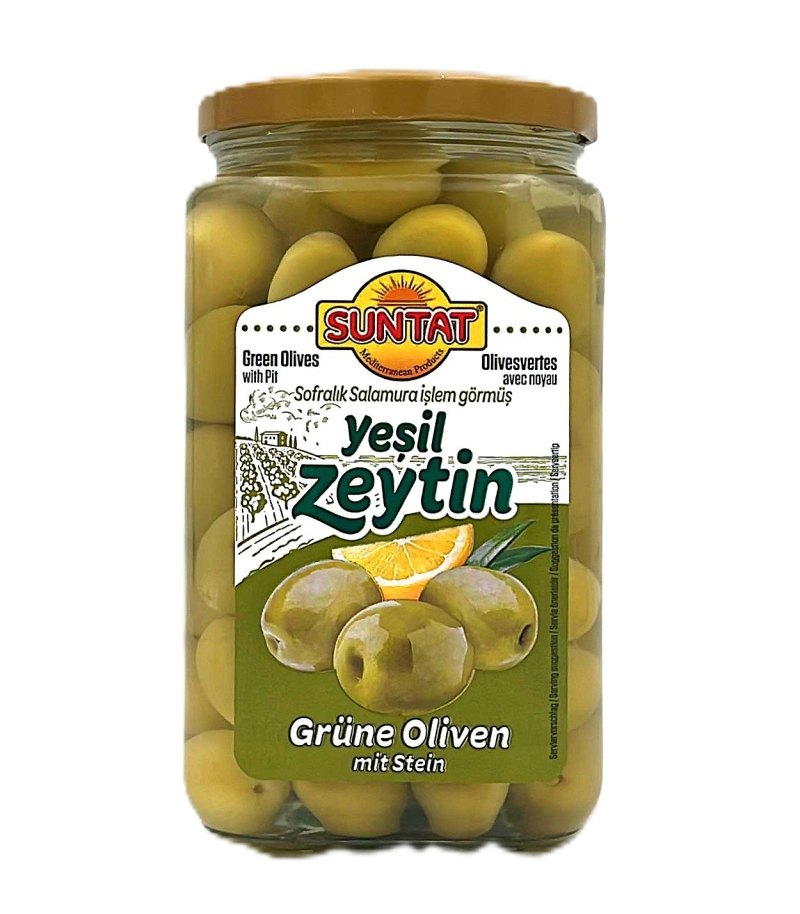 SUNTAT OLIVES VERTES AVEC NOYAU 12X820GR
