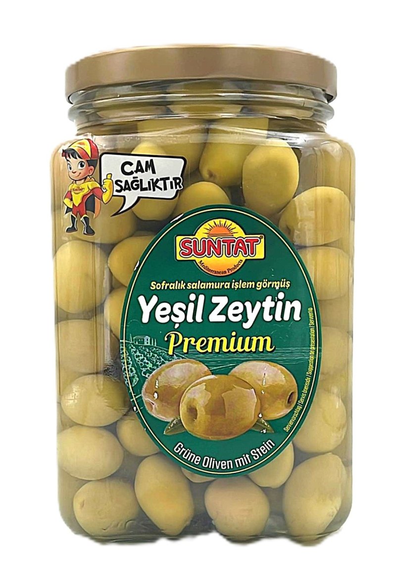 SUNTAT OLIVES VERTES AVEC NOYAU 6X1600CC
