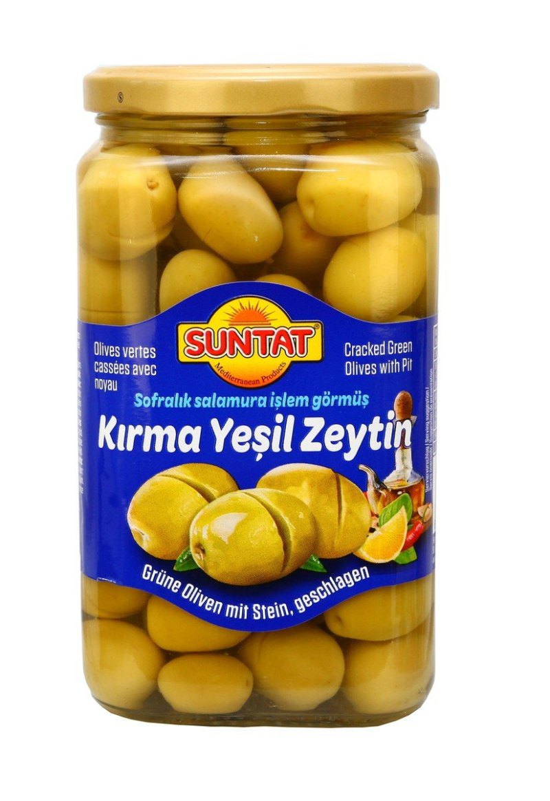 SUNTAT OLIVES VERTES CASSEES BOCAL 12X850ML