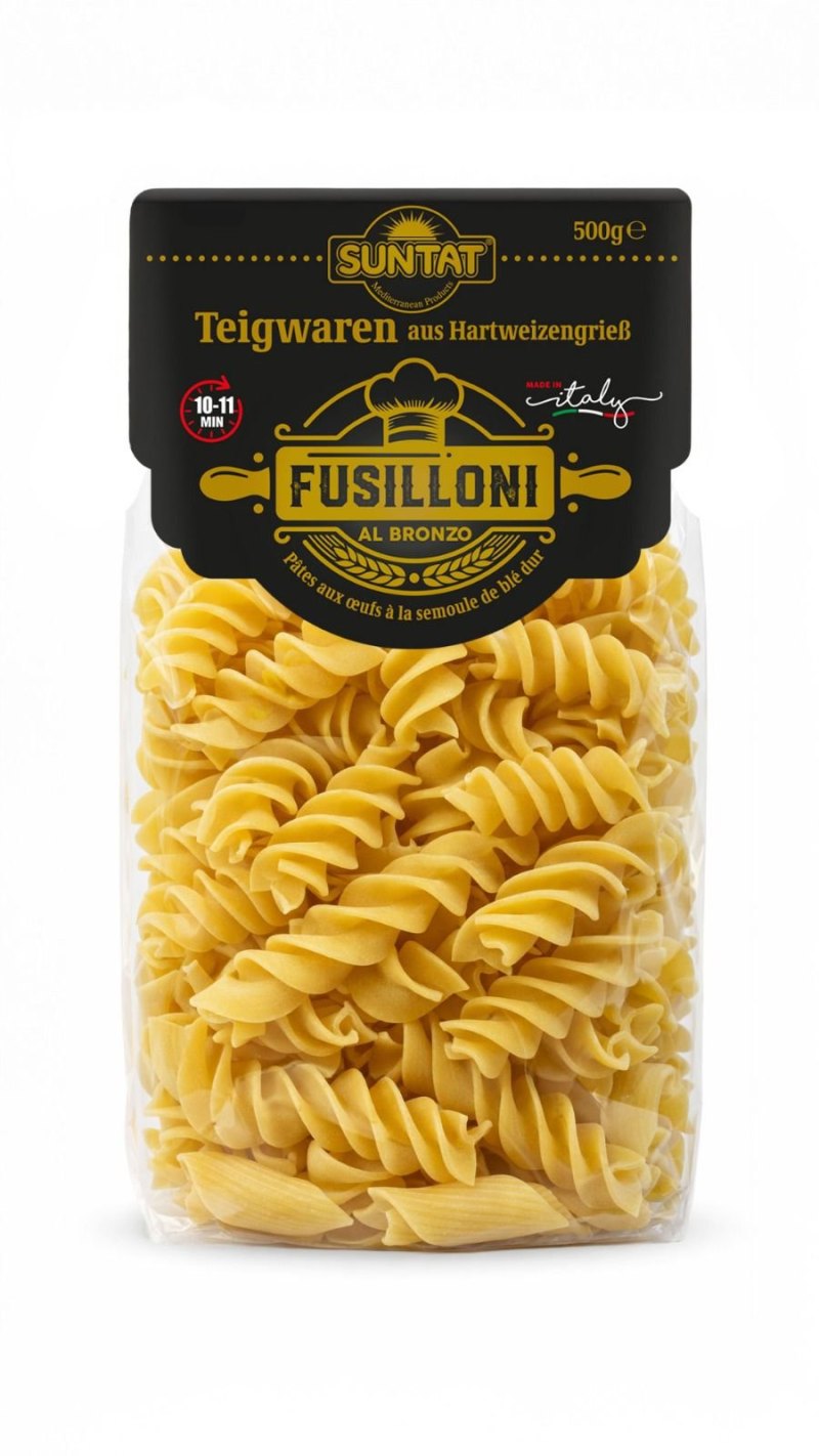 SUNTAT PATES FUSILLONI 12X500GR