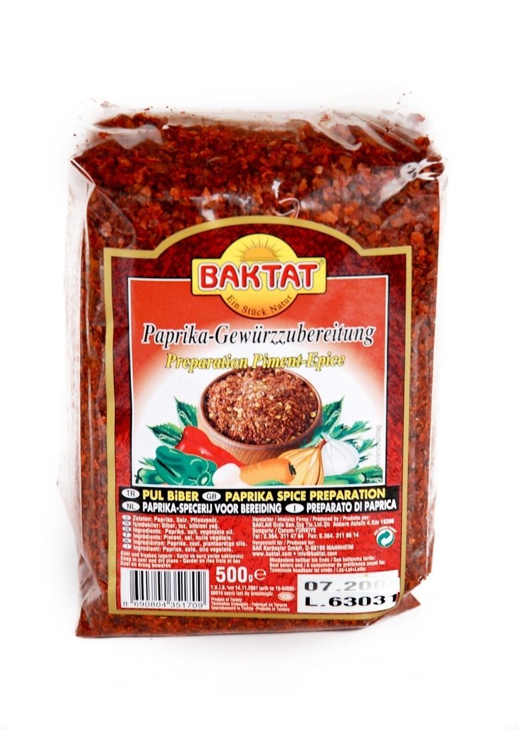 SUNTAT PIMENT PUL BIBER PAILLETTE 12X500GR