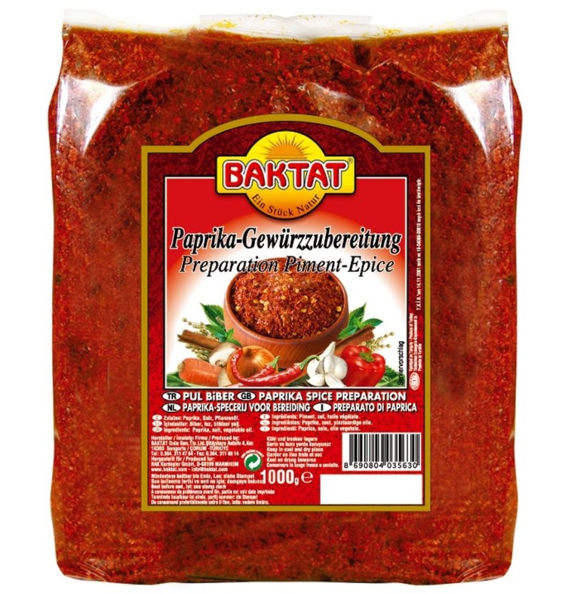 SUNTAT PIMENT PUL BIBER PAILLETTE POCHETTE 10X1KG