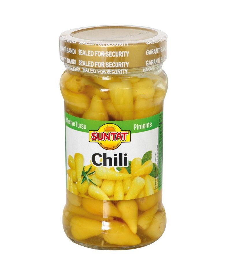 SUNTAT PIMENTS CHILI ROND EN SAUMURE 12X330CC