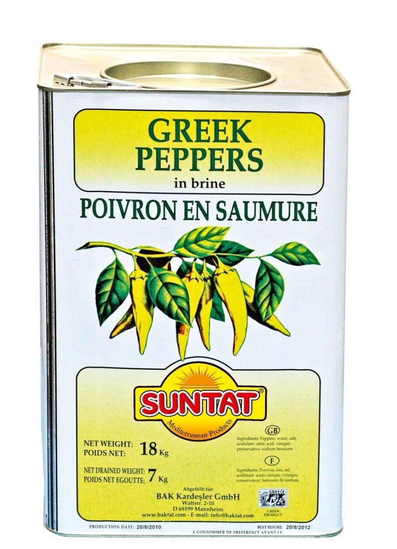 SUNTAT POIVRONS GREC BIDON 7KG N°1