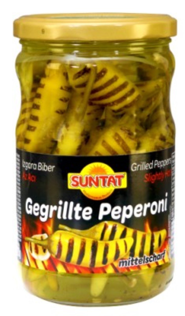 SUNTAT POIVRONS GRILLEES PIQUANTES VERTES 12X660ML