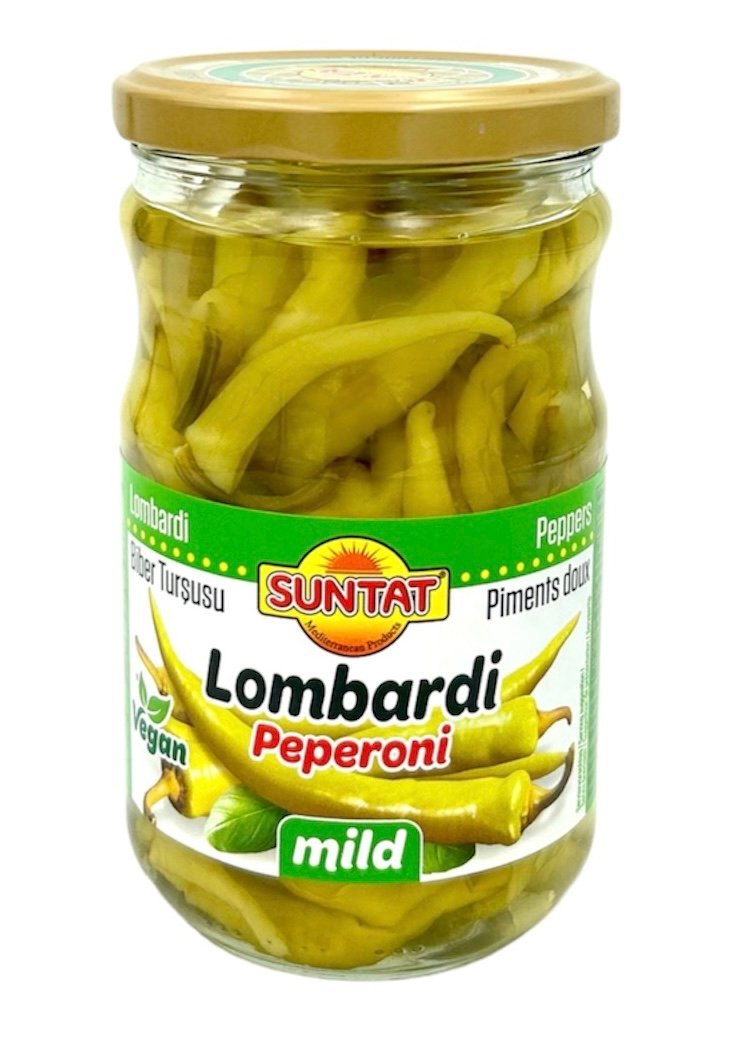 SUNTAT POIVRONS LOMBARDI DOUX EN SAUMURE 12X660CC