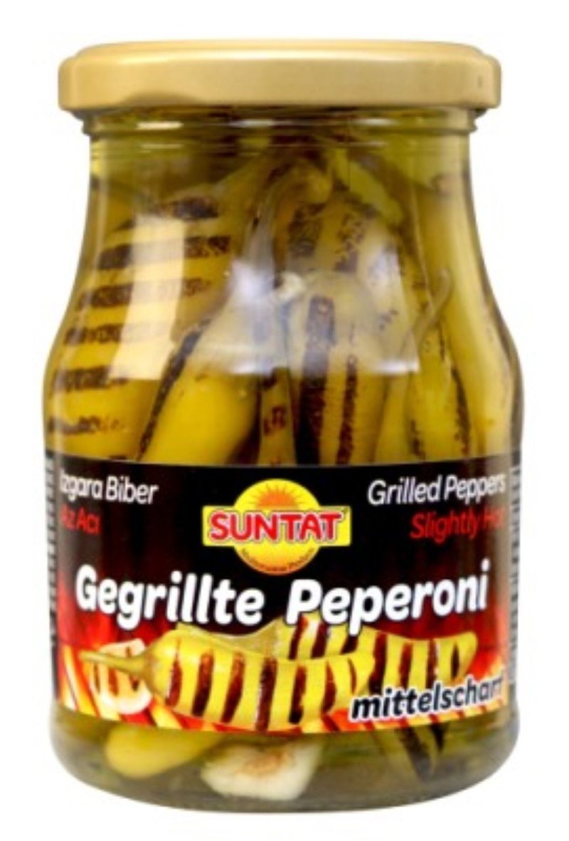 SUNTAT POIVRONS MAKEDON GRILLEES PIQUANTES VERTES 10X370ML