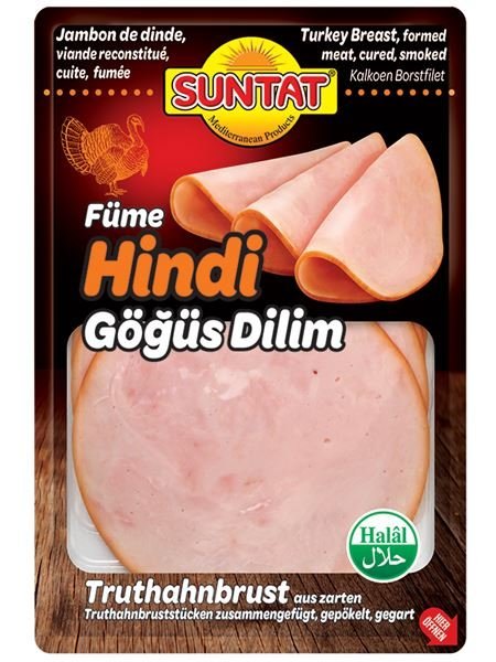 SUNTAT SALAMI BLANC DE DINDE TRANCHES 12X100GR