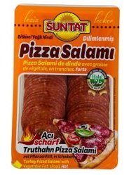 SUNTAT SALAMI DE DINDE PIZZA PIQUANT TRANCHES 12X200GR