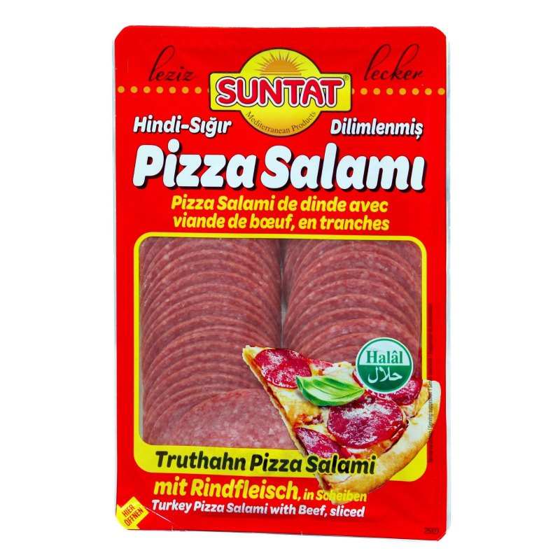 SUNTAT SALAMI DE DINDE PIZZA TRANCHES 12X200GR