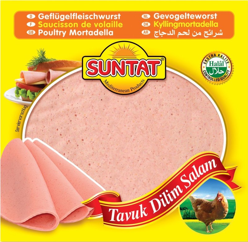 SUNTAT SALAMI DE POULET TRANCHES 12X200GR