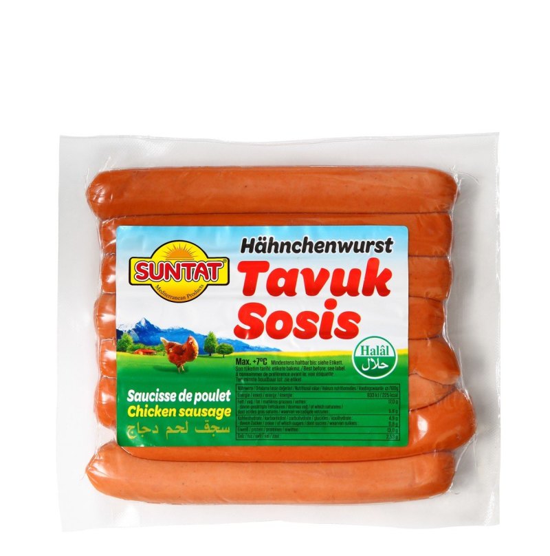 SUNTAT SAUCISSE DE POULET SOUS VIDE 14X400GR