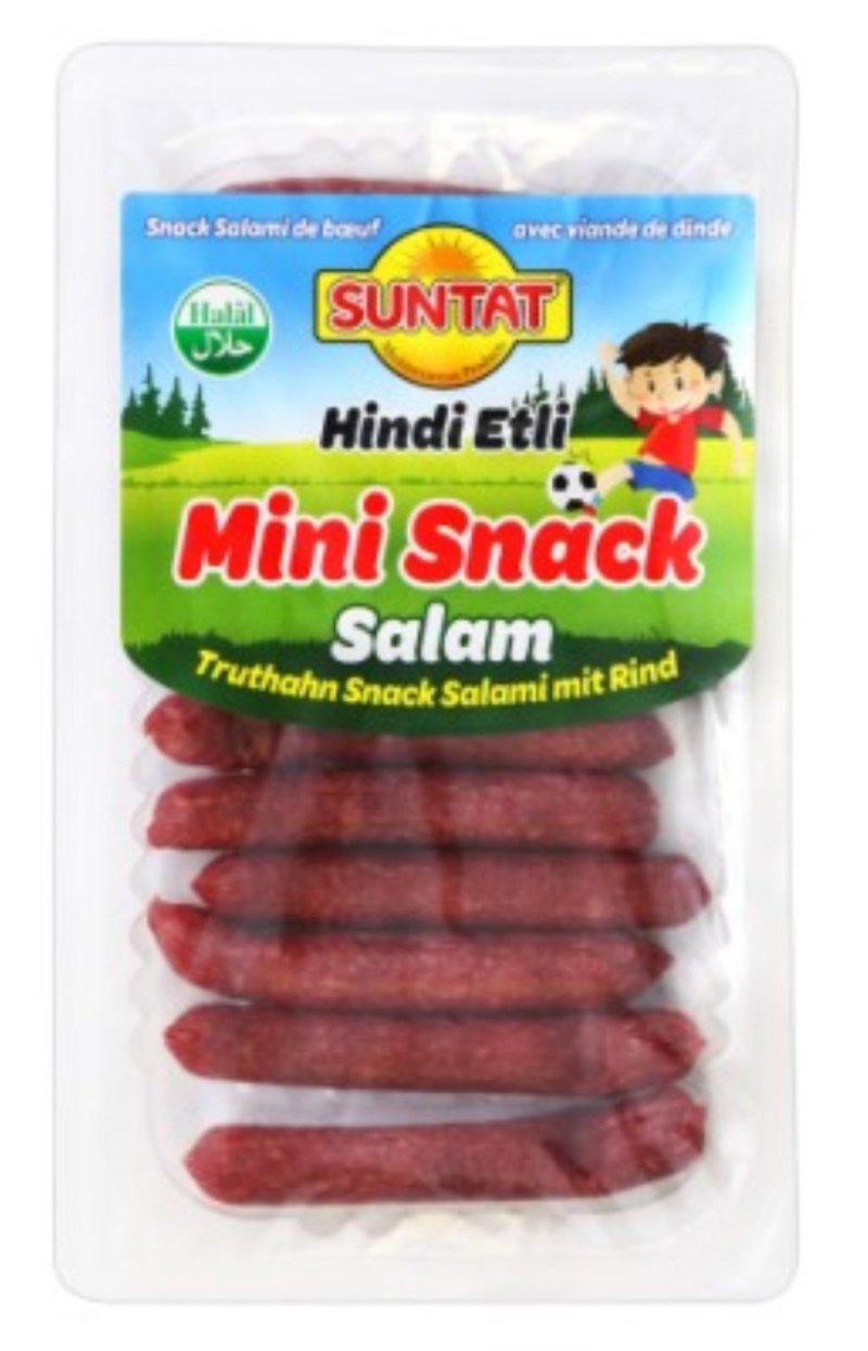 SUNTAT SNACK MINI SALAMI DE DINDE 12X180GR