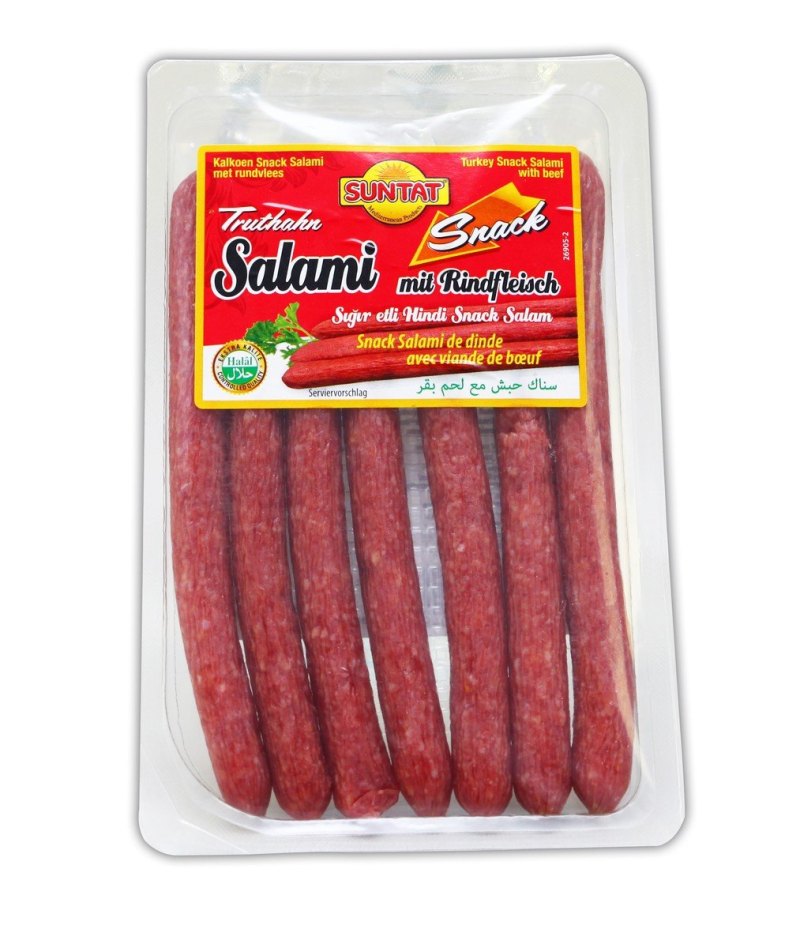 SUNTAT SNACK SALAMI DINDE 15X175GR (7PCS)