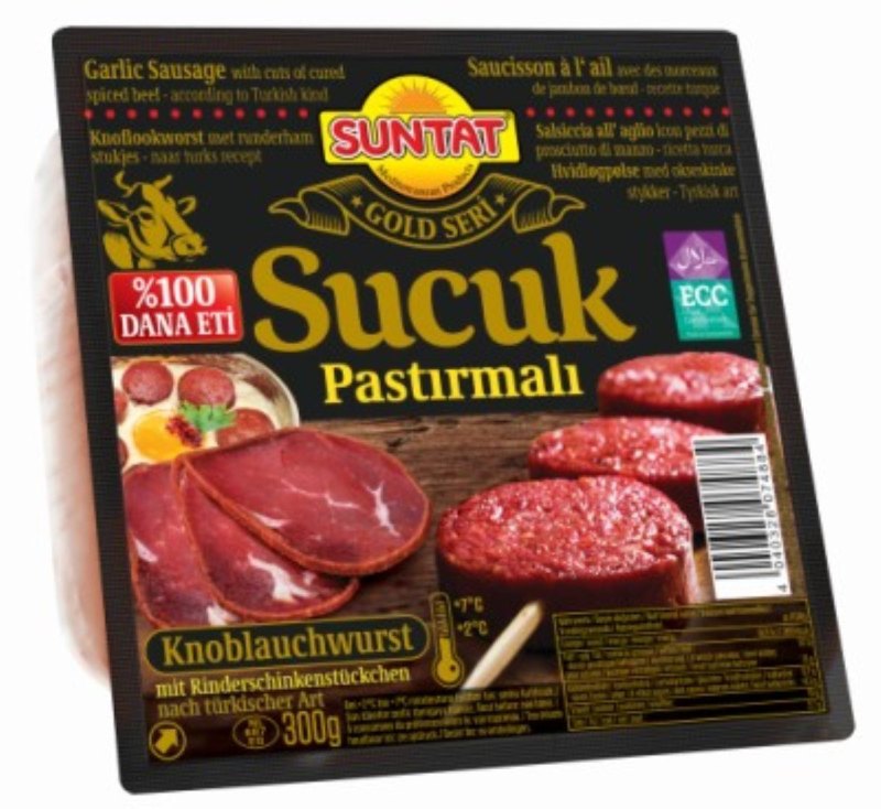 SUNTAT SUCUK GOLD AVEC PASTIRMA 8X300GR