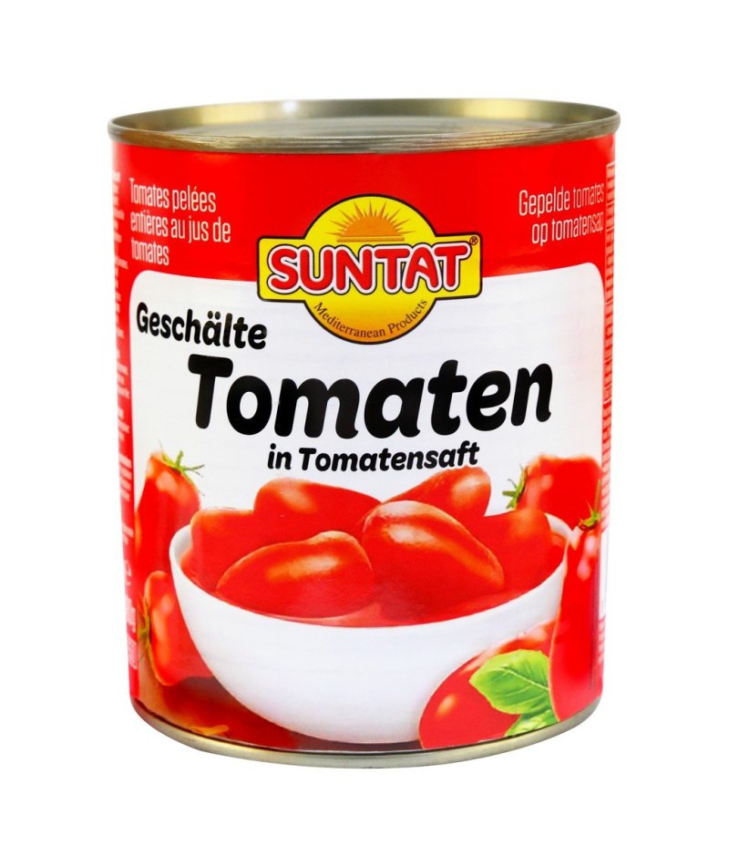 SUNTAT TOMATES PELEES BOITE 12X850ML