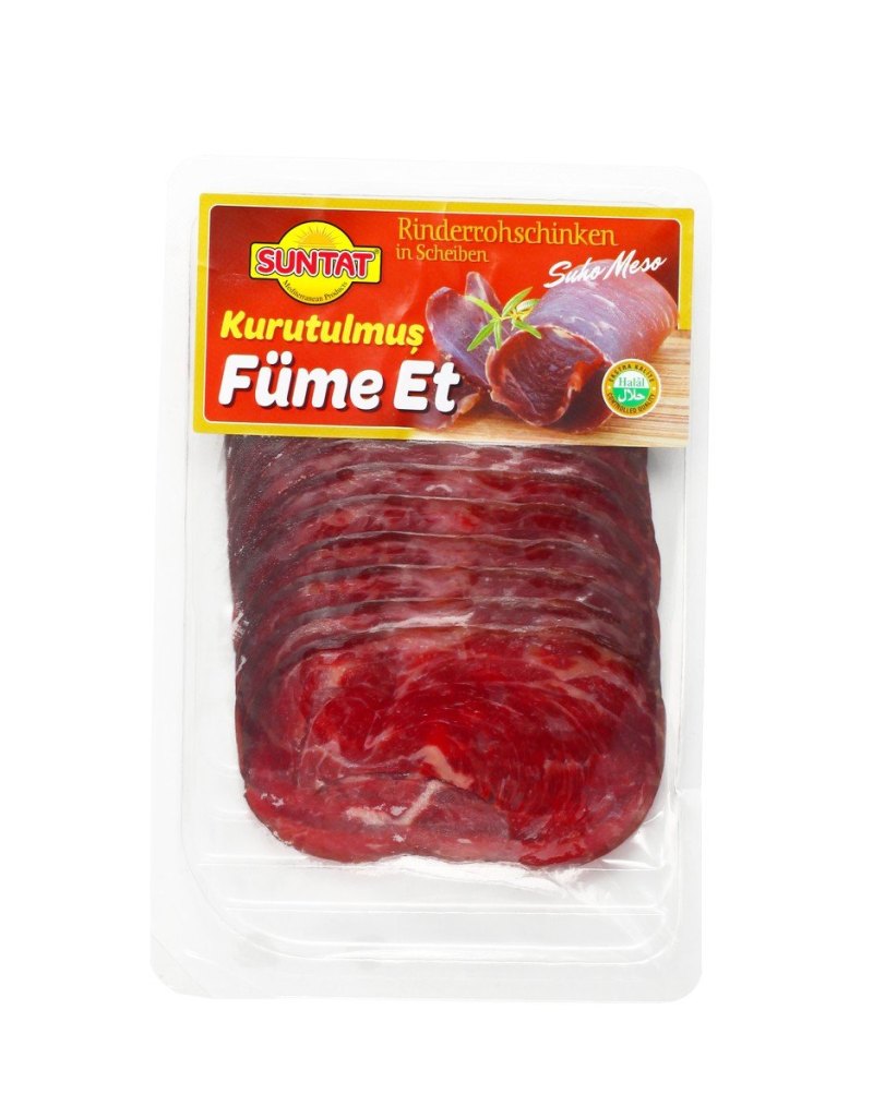 SUNTAT VIANDE BOEUF FUMEE EN TRANCHES 10X80GR