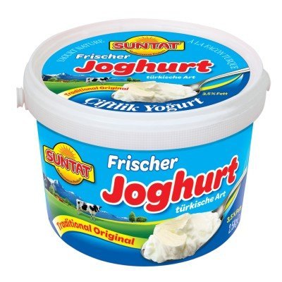 SUNTAT YOGHURT CIFTLIK 3.5% SEAU 2.5KG - BLEU